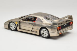 Ferrari F40 Dark Chrome Silver Kroymans Limited Edition Bburago 1:18 3032-C2 Diecast — photo 7 of 8