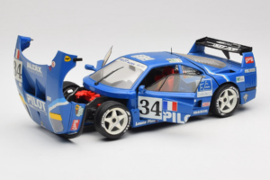 Ferrari F40 Evoluzione #34 Blue Custom 1987 Bburago 1:18 3032-C1 Diecast — photo 2 of 8