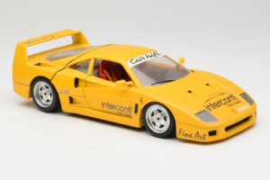 Ferrari F40 Interconti Car HiFi Yellow Bburago 1:18 3032-I1 Diecast — photo 6 of 8