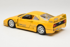 Ferrari F40 Interconti Car HiFi Yellow Bburago 1:18 3032-I1 Diecast — photo 7 of 8