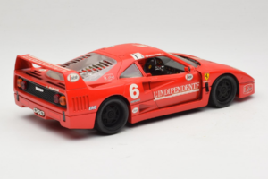 Ferrari F40 #6 V. Colombo L'Indipendente Red 1987 Bburago 1:18 3032-L1 Diecast — photo 3 of 8