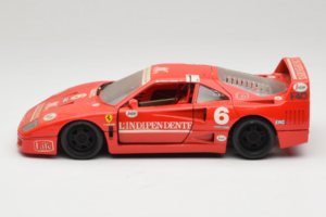 Ferrari F40 #6 V. Colombo L'Indipendente Red 1987 Bburago 1:18 3032-L1 Diecast — photo 4 of 8