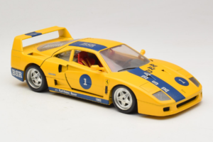 Ferrari F40 #1 Yellow Bauer Limited Edition 100pcs Bburago 1:18 BSR001 Diecast — photo 6 of 8