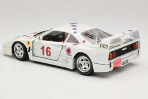 Ferrari F40 #16 Borsenmodells White Limited Edition 333 pcs 1987 Bburago 1:18 3332-W1 Diecast — photo 7 of 8