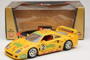 Ferrari F40 Totip Jolly Club #2 Yellow Bburago 1:18 3332-Y1 Diecast — photo 8 of 8