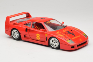 Ferrari F40 #8 Bevro International Red 1987 Bburago 1:18 3332-P3 Diecast — photo 6 of 8