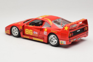 Ferrari F40 LM #86 Ch. Pozzi IMSA 24 Hours of Le Mans 1985 Red Bburago 1:18 3332-P6 Diecast — photo 7 of 8
