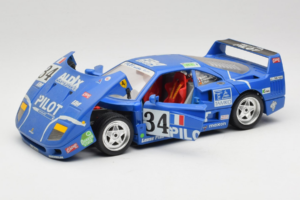 Ferrari F40 #34 M. Ferte / Thavenin / Palau Pilot Blue 1987 Bburago 1:18 3032-B1 Diecast — photo 2 of 8