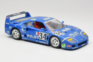 Ferrari F40 #34 M. Ferte / Thavenin / Palau Pilot Blue 1987 Bburago 1:18 3032-B1 Diecast — photo 6 of 8