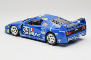Ferrari F40 #34 M. Ferte / Thavenin / Palau Pilot Blue 1987 Bburago 1:18 3032-B1 Diecast — photo 7 of 8
