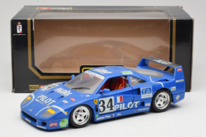 Ferrari F40 #34 M. Ferte / Thavenin / Palau Pilot Blue 1987 Bburago 1:18 3032-B1 Diecast — photo 8 of 8