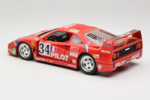 Ferrari F40 LM Pilot #34 Ferte / Thavenin / Palau 24 Hours of Le Mans 1995 Red Bburago 1:18 3032-P3 Diecast — photo 7 of 8
