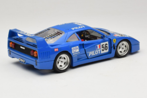 Ferrari F40 Pilot #56 Blue Bburago 1:18 3332-BL1 Diecast — photo 3 of 8