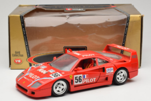 Ferrari F40 #56 Pilot Red 1987 Bburago 1:18 3332-P2 Diecast — photo 8 of 8