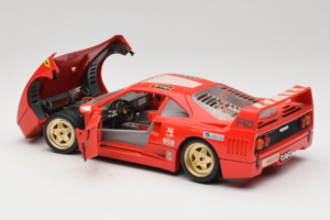 Ferrari F40 Pirelli Agip #1 Ferrari Club Italia Red Bburago 1:18 3032-P2 Diecast — photo 5 of 8