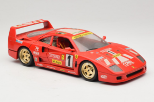 Ferrari F40 Evoluzione #1 Pirelli Agip Red with Gold Wheels 1992 Bburago 1:18 3042-P2 Diecast — photo 6 of 8