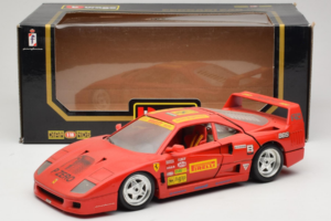 Ferrari F40 Pirelli BBS Red Bburago 1:18 3032-P4 Diecast — photo 8 of 8