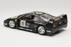 Ferrari F40 Seco #99 Lesseps / Charriol / Balandras Black Bburago 1:18 3032-B3 Diecast — photo 7 of 8