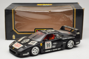 Ferrari F40 Seco #99 Lesseps / Charriol / Balandras Black Bburago 1:18 3032-B3 Diecast — photo 8 of 8