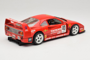 Ferrari F40 #40 T. Ohta / A. Reid Taisan Red 1987 Bburago 1:18 3022-T1 Diecast — photo 3 of 8