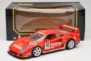 Ferrari F40 #40 T. Ohta / A. Reid Taisan Red 1987 Bburago 1:18 3022-T1 Diecast — photo 8 of 8