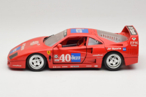 Ferrari F40 #40 the0123 Red 1987 Bburago 1:18 3332-P5 Diecast — photo 4 of 8