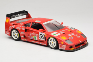 Ferrari F40 LM Unisys #59 Ota / P. Nappi / R. Donovan 24 Hours of Le Mans 1996 Bburago 1:18 3032-U1 Diecast — photo 6 of 8