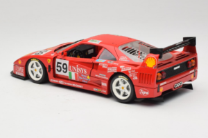 Ferrari F40 LM Unisys #59 Ota / P. Nappi / R. Donovan 24 Hours of Le Mans 1996 Bburago 1:18 3032-U1 Diecast — photo 7 of 8