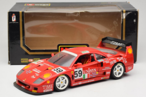 Ferrari F40 LM Unisys #59 Ota / P. Nappi / R. Donovan 24 Hours of Le Mans 1996 Bburago 1:18 3032-U1 Diecast — photo 8 of 8