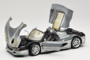 Ferrari F50 Convertible Chrome Silver Limited Edition Hot Wheels 1:18 25741 Diecast — photo 2 of 8