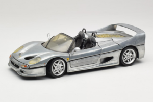 Ferrari F50 Convertible Chrome Silver Limited Edition Hot Wheels 1:18 25741 Diecast