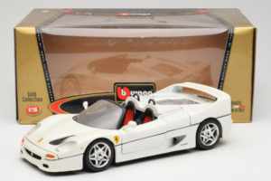 Ferrari F50 Convertible White Bburago 1:18 3352-W1 Diecast — photo 8 of 8