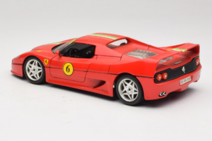 Ferrari F50 Coupe #6 Red with Italian Flag Bburago 1:18 3382-P1 Diecast — photo 7 of 8