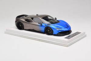 Ferrari SF90 Novitec Blue Grey Metallic IVY 1:18 REMC029 Resin — photo 4 of 7