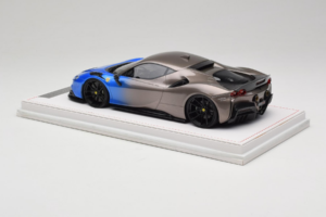 Ferrari SF90 Novitec Blue Grey Metallic IVY 1:18 REMC029 Resin — photo 5 of 7