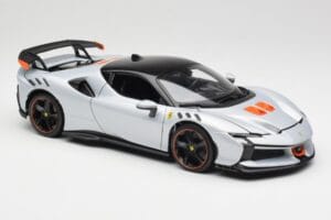 Ferrari SF90 XX Stradale Arctic White Bburago 1:18 18-16020W Diecast — photo 6 of 8