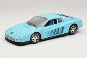 Ferrari Testarossa Borsenmodell 1997 Limited Edition Blue Bburago 1:18 B002 Diecast