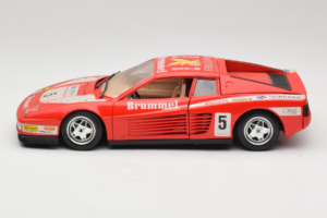 Ferrari Testarossa Brummel #5 Red 1984 Bburago 1:18 3004-P1 Diecast — photo 4 of 8