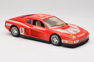 Ferrari Testarossa Brummel #5 Red 1984 Bburago 1:18 3004-P1 Diecast — photo 6 of 8
