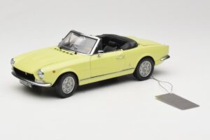 Fiat 124 Spider BS1 Yellow Sun Star 1:18 4921 Diecast