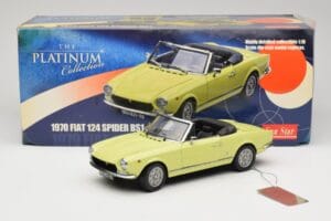 Fiat 124 Spider BS1 Yellow Sun Star 1:18 4921 Diecast — photo 8 of 8