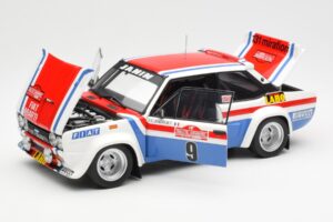 Fiat 131 Abarth Fiat France #9 J-C. Andruet / C. Delferrier Winner Rally Sanremo 1977 Kyosho 1:18 08375A Diecast — photo 2 of 8