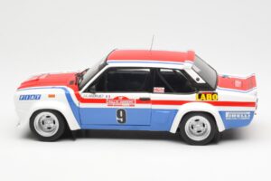 Fiat 131 Abarth Fiat France #9 J-C. Andruet / C. Delferrier Winner Rally Sanremo 1977 Kyosho 1:18 08375A Diecast — photo 4 of 8