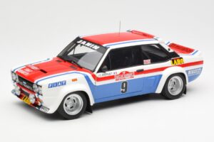 Fiat 131 Abarth Fiat France #9 J-C. Andruet / C. Delferrier Winner Rally Sanremo 1977 Kyosho 1:18 08375A Diecast
