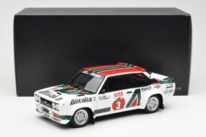 Fiat 131 Abarth #3 M. Alen / I. Kivimaki Winner Rally 1000 Lakes 1980 Kyosho 1:18 08376H Diecast — photo 8 of 8