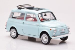 Fiat 500 Giardiniera Acquamarina Blue Norev 1:18 187742 Diecast — photo 6 of 7