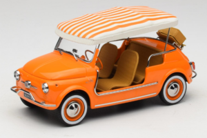Fiat 500 Jolly Orange Norev 1:18 187791 Diecast