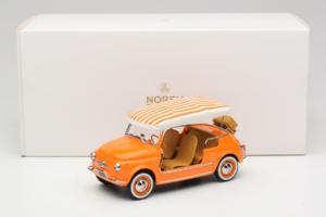 Fiat 500 Jolly Orange Norev 1:18 187791 Diecast — photo 6 of 6