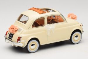 Fiat 500 L Ivory Wedding Gift Norev 1:18 187780 Diecast — photo 2 of 6