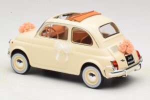 Fiat 500 L Ivory Wedding Gift Norev 1:18 187780 Diecast — photo 5 of 6